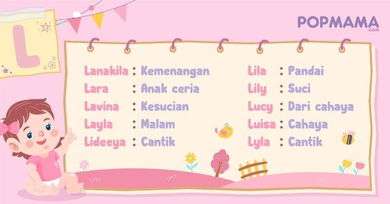 Nama bayi perempuan modern - Popmama.com/Aristika Medinasari